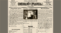 Desktop Screenshot of cimrman.at